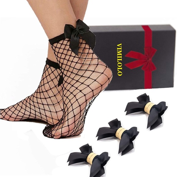 Vimilolo Accessories - VIMILOLO Womens Ankle Fishnet Sock 3Pairs